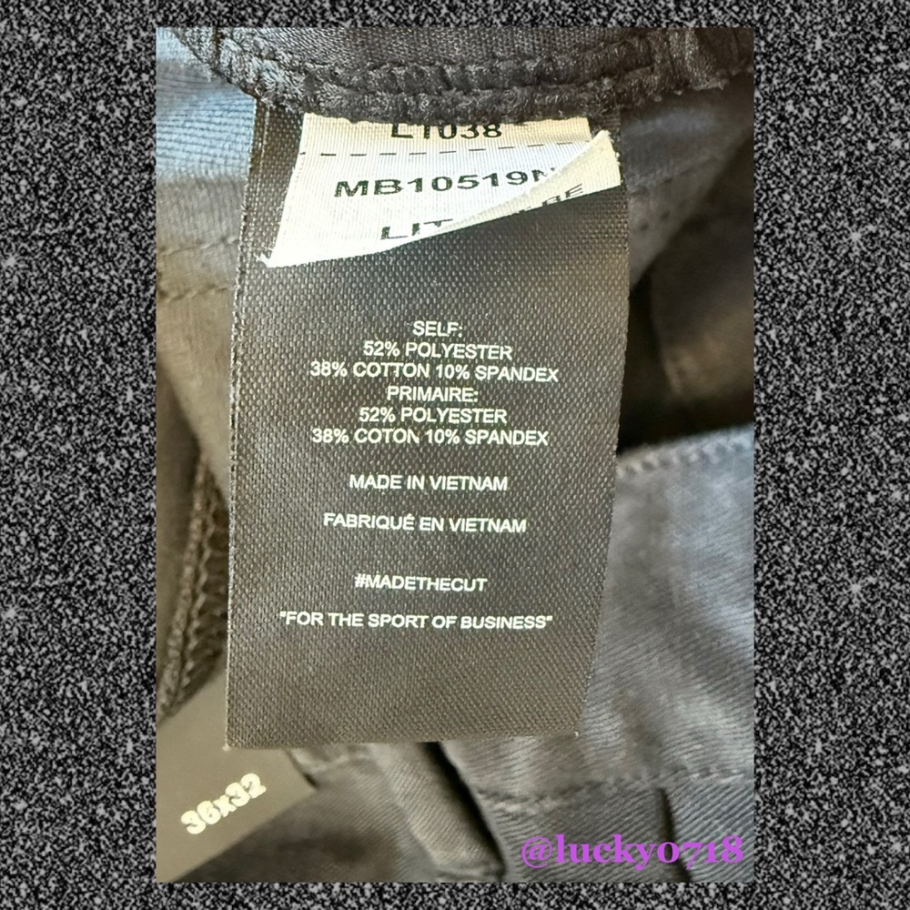 Cuts Men’s NWT Icon Pant w Enduratech in Black Sz 36 x 32 - Picture 13 of 16